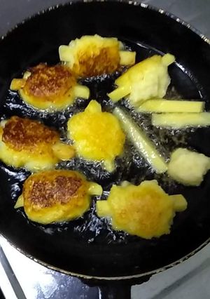 Hình của món Sườn chay từ khoai tây.