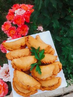 صورة لوصفة برك بالجبنة و البقدونس