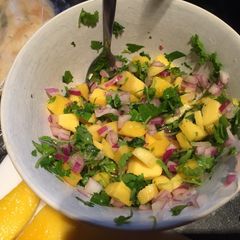 A picture of Mango Salsa.
