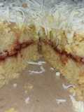 Cake oatmeal vanila stroberi keju