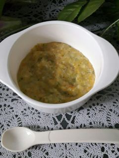 Foto resep Mpasi 8 bulan (bubur udang sayuran)