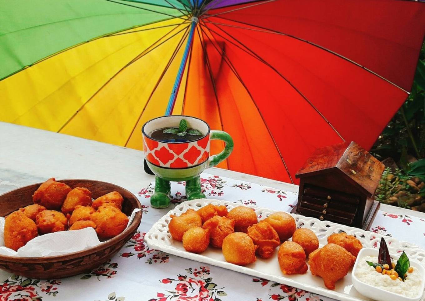 Mysore Bajji or Flour Fritters