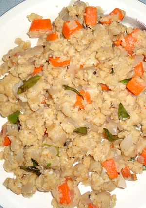 A picture of Oats Upma.