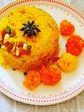 Basanti polau (yellow rice)