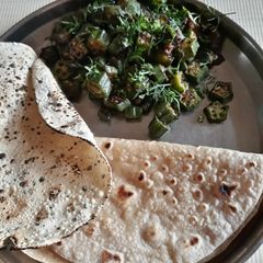 A picture of Bhindi sabji.