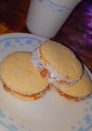 Una foto de Alfajores de maicena