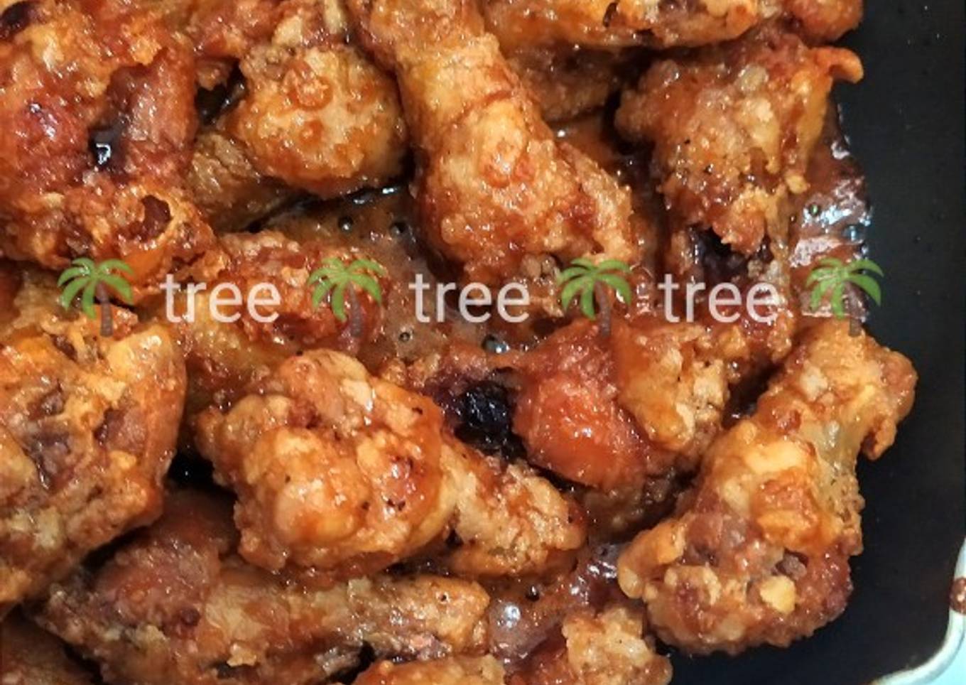 Honey chicken wings