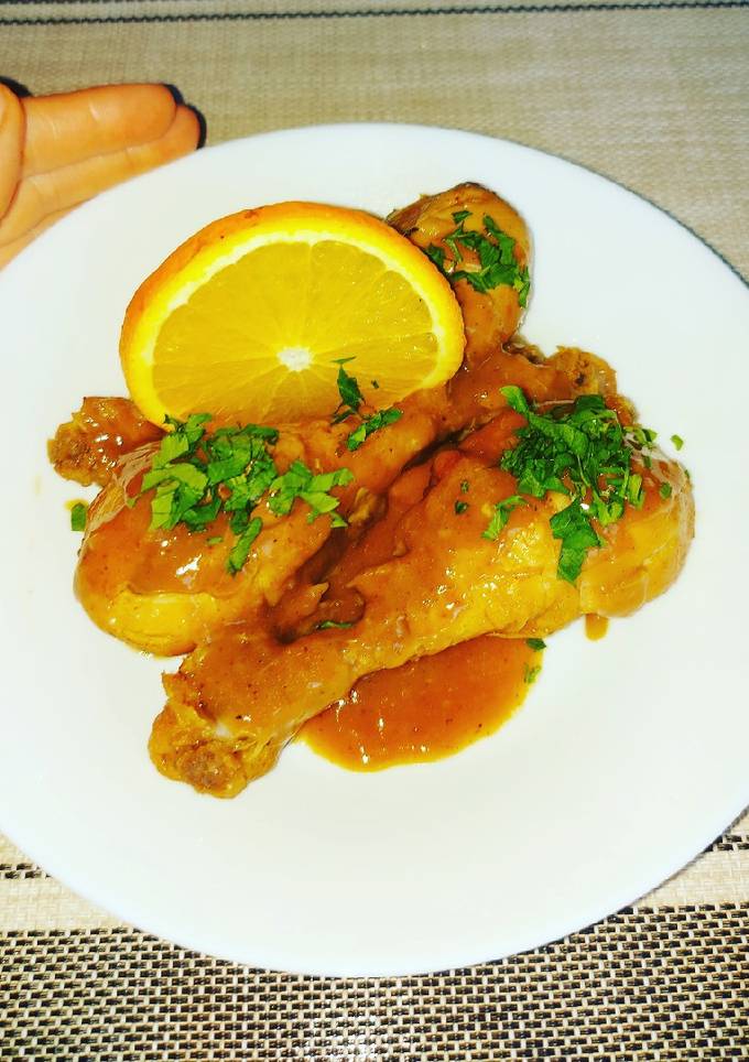 Курочка під апельсиновим соусом 🍊