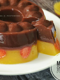 Foto resep Pudding jelly coklat mangga