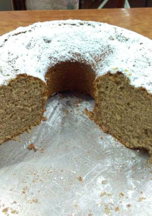 Una foto de Torta de canela y limón