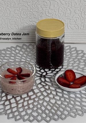A picture of Strawberry Dates Jam (No Sugar | No Pectin) 🍓.