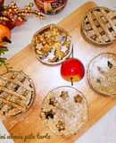 Mini almás pite tarte 🍎🥧 - teljes kiőrlésű, cukormentes