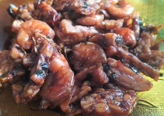 Resep Tumis Manis Udang Tempe Oleh Madinah Anggraeni Cookpad