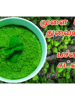 முளைக்கீரை துவையல் (Mulaikeerai thuvaiyal recipe in tamil) செய்முறை முக்கிய புகைப்படம்