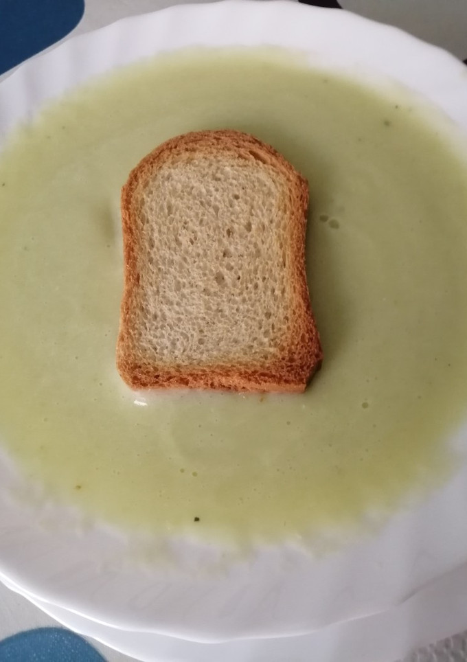 Una foto de Crema de calabacín