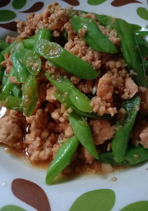 Foto resep Tumis ayam cincang + buncis