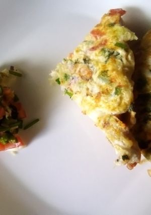 A picture of Bread omelet.