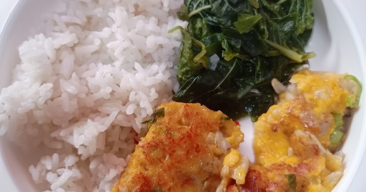 H297. Sayur Bayam dan Dadar Kabocha Gurame (15 month+)