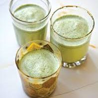A picture of Borhani (spiced yogurt drink) (Bangladesh).