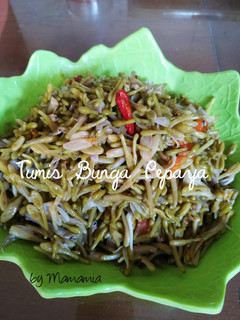 Foto resep Tumis Bunga Pepaya anti Pahit