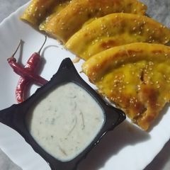 A picture of Patila baked chicken nan.