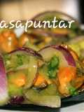 Ceviche de mejillones 🥑 🥂 🍈