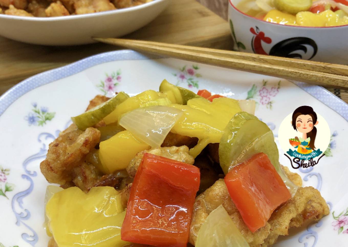 Ayam Goreng Asam Manis ala Korea