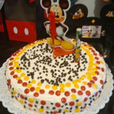 Torta de cumpleaños de Mickey Mouse Receta de Jeanette Cocina Casera-  Cookpad