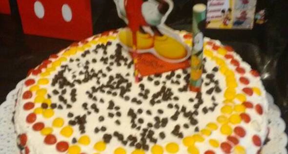 Como Hacer Torta De Cumpleanos De Mickey Mouse Cocinar En Casa