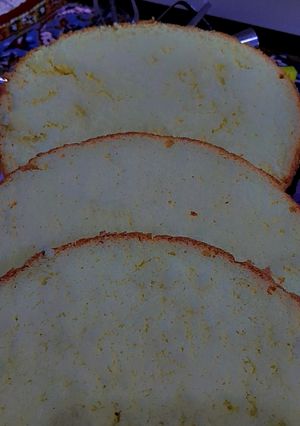 عکسی از دستور کیک اسفنجی بدون بکینگ پودر