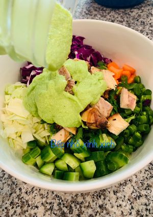 Hình của món Salad 🥗 sốt bơ.