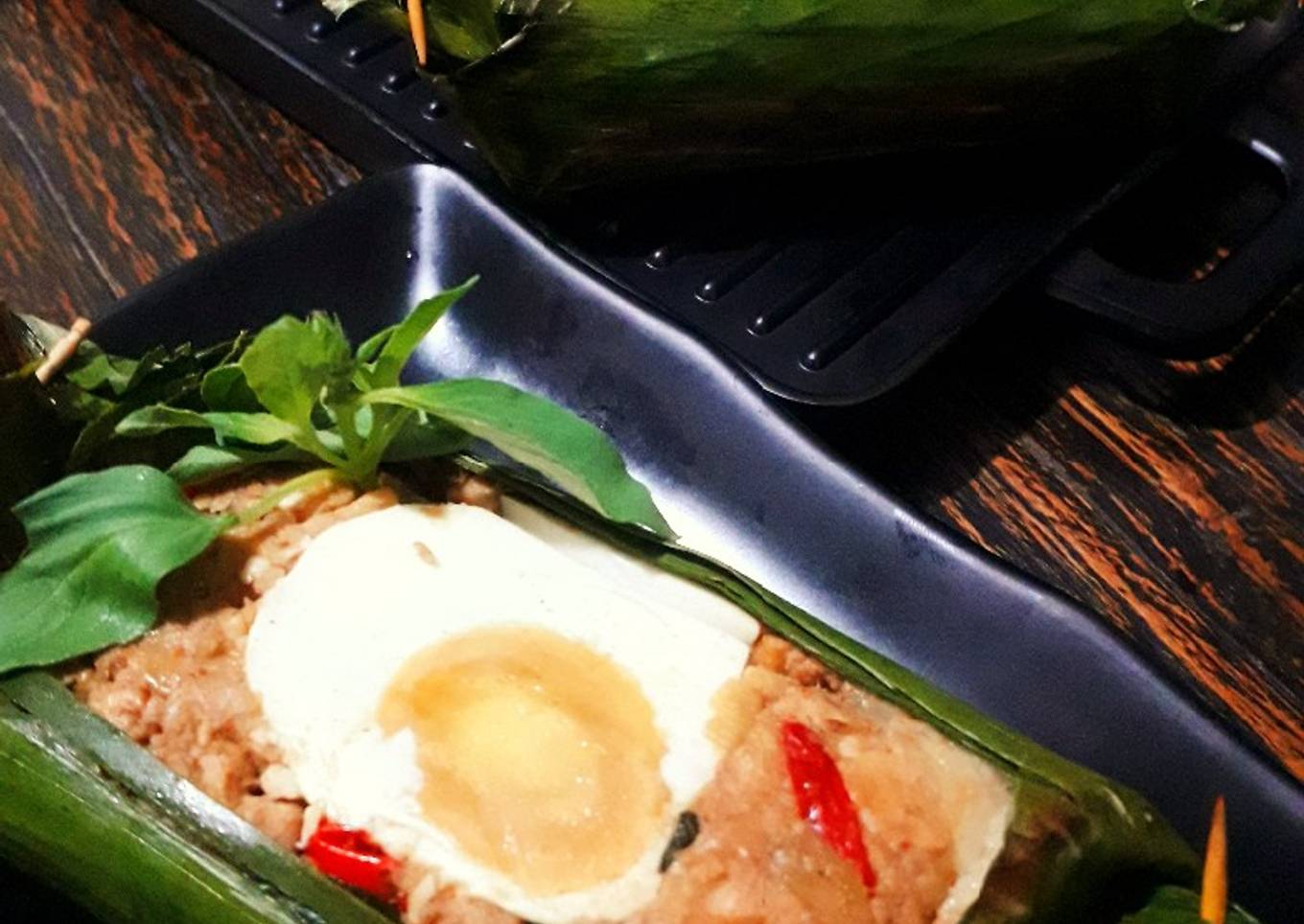 Nasi Bakar Telur Asin Sambal Tempe (63)