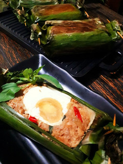 Foto resep Nasi Bakar Telur Asin Sambal Tempe (63)
