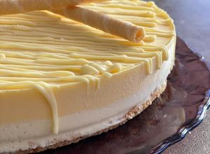 Foto di Mousse cake al cioccolato bianco e mango