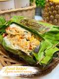 Nasi Bakar Ayam Suwir Nanas