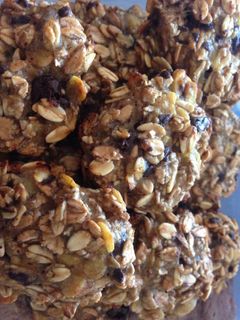 Una foto de Galletas de plátano y avena