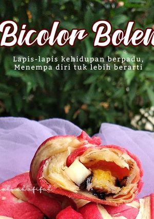 Foto resep 14. Bicolor Bolen