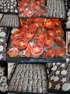 صورة لوصفة كفتة اللحم مع البطاطا والبندورة 🍅🥩