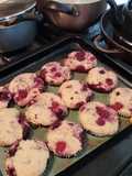 Muffins de frambuesa