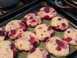 Muffins de frambuesa