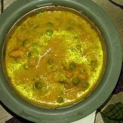 A picture of Kachchi Haldi ki Sabji.