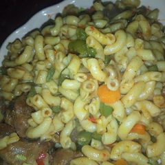 Jollof macaroni A picture of Jollof macaroni.
