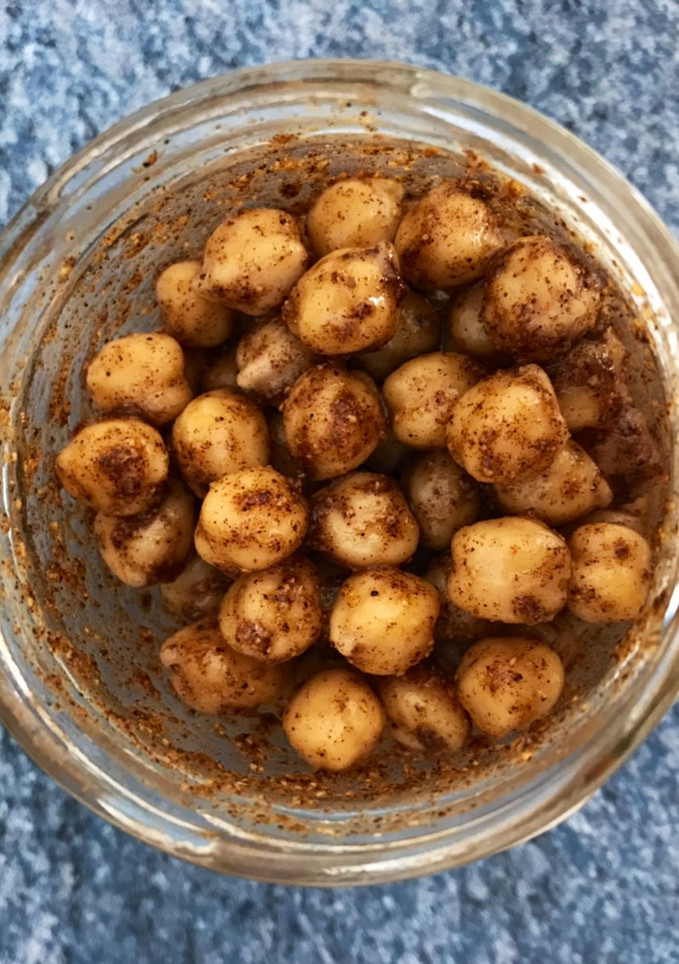 Una foto de Snacks de garbanzos saludables💚