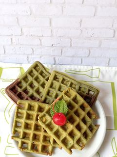 Foto resep Mochi Waffle Matcha Choco