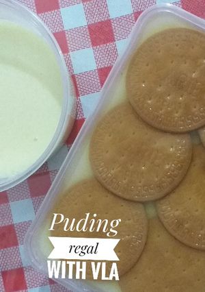 Foto resep Puding regal with vla homemade