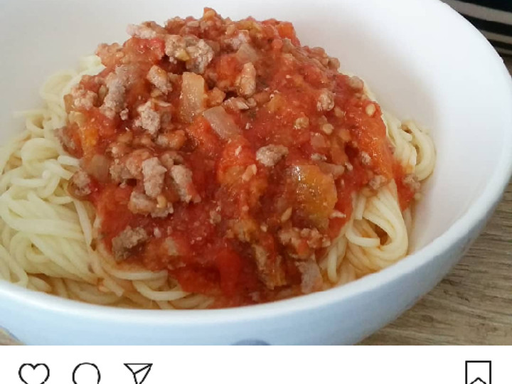 Bagaimana Menyiapkan Saos spaghetti bolognaise Anti Gagal