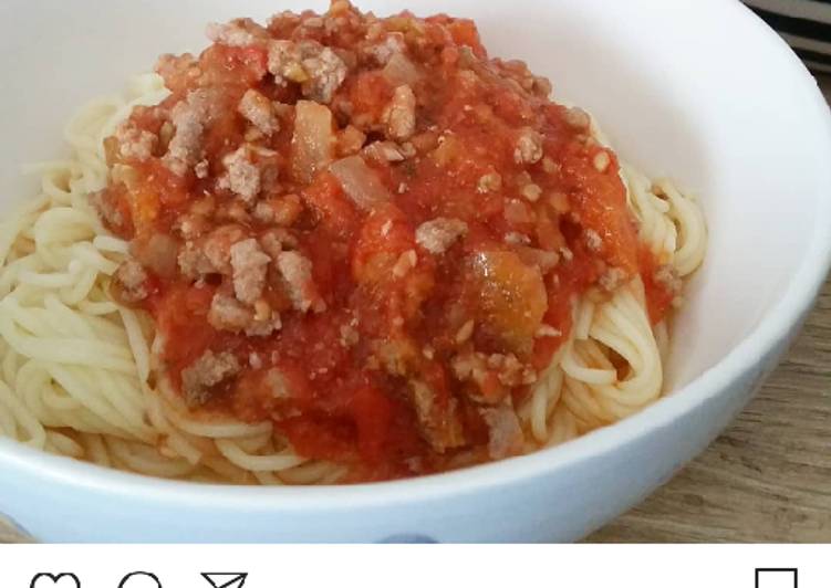 Cara mudah mengolah Saos spaghetti bolognaise, Bikin Ngiler