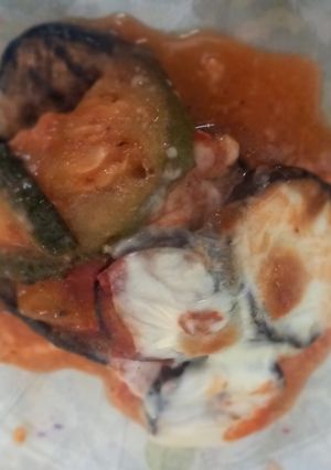 Una foto de Lasagna de berenjenas y zapallitos