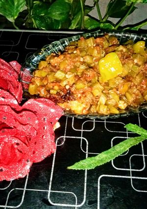 A picture of Spicy Bhindi Ki bhaji ❤️❤️❤️.