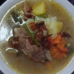 Sop tulangan plus sambal kecap রেসিপির প্রধান ছবি